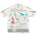 Wacko Maria Hawaiian Short-Sleeve Shirt (Type 8) "White"