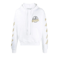 Off-White Tape Arrows Slim Hoodie "White/Beige"