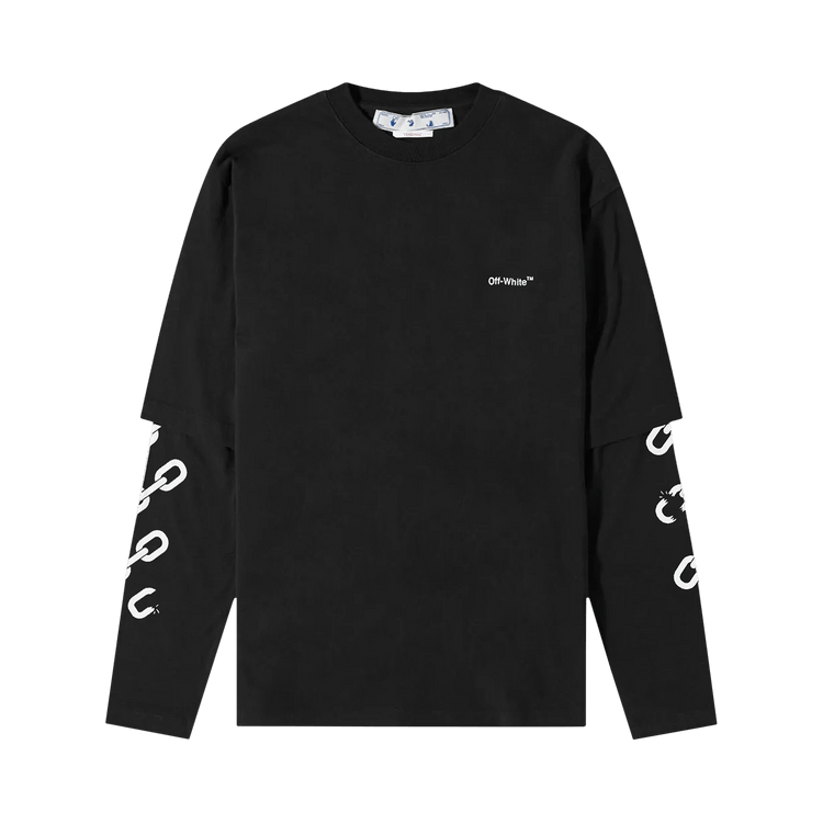 Off-White Chain Arrow Double Tee "Black"