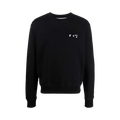 Off-White Logo Slim Crewneck "Black/White"