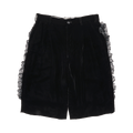 Comme des Garçons Velvet Shorts "Black"