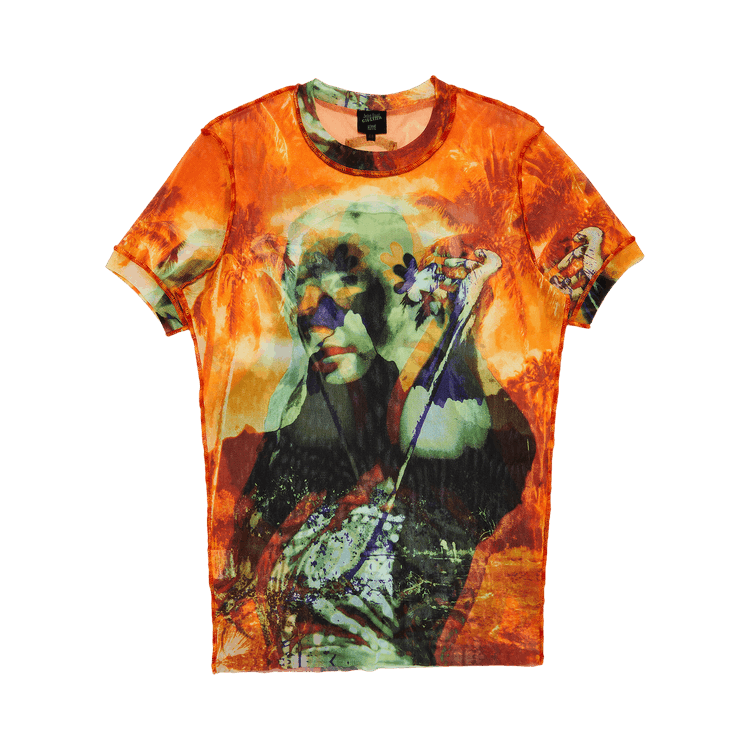 Jean Paul Gaultier Mesh T-Shirt "Orange"