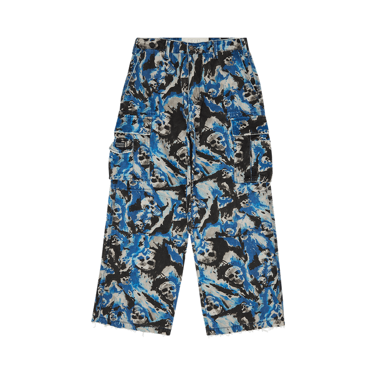 ERL Skull Cargo Pants "Skull Print"