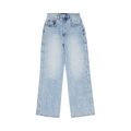 PURPLE BRAND Cut-Out Wide Leg Jeans "Light Indigo"