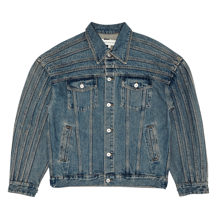 Feng Chen Wang Denim Deconstruction Oversized Jacket "Blue"