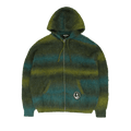 Supreme x HYSTERIC GLAMOUR Mohair Zip Up Hooded Sweatshirt "Olive"
