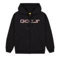 GOLF WANG State Zip Up Hoodie "Black"