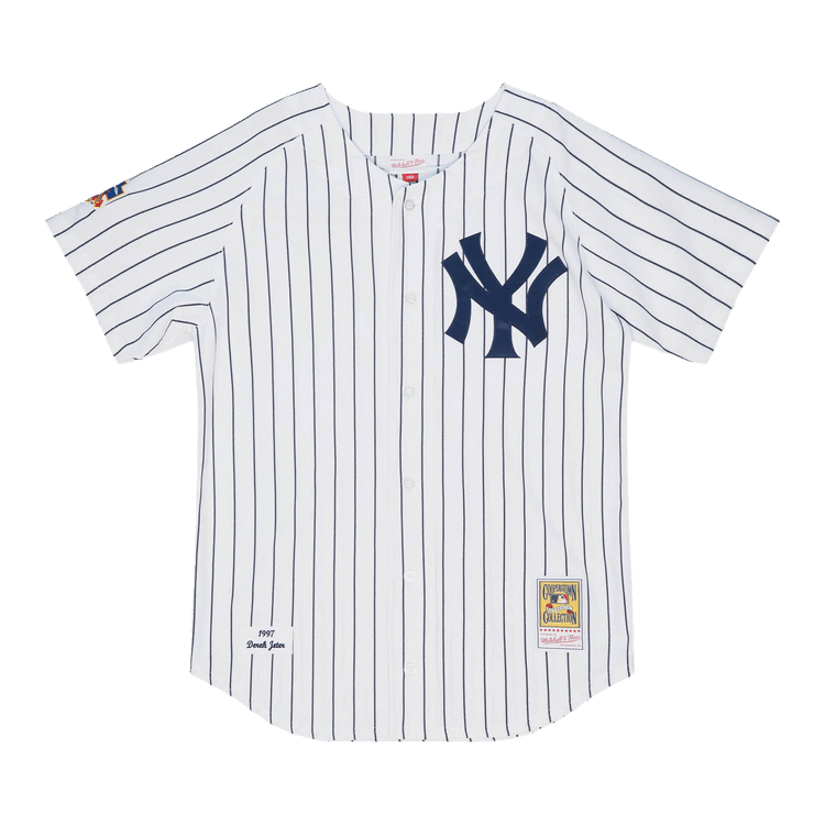 Mitchell & Ness MLB Authentic New York Yankees 1997 Derek Jeter Home Jersey "White/Navy"