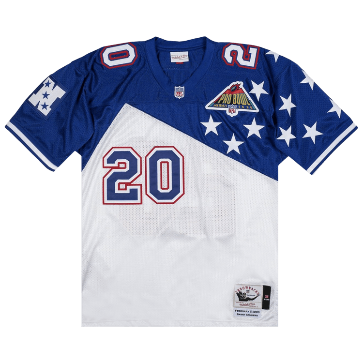 Mitchell & Ness NFL Authentic NFC 1994 Barry Sanders Jersey "White/Royal"