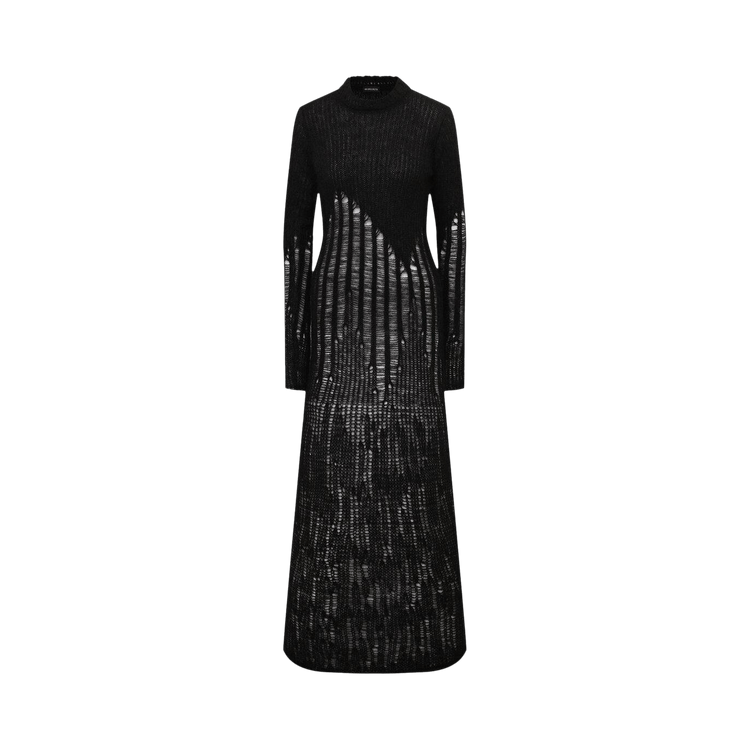 Ann Demeulemeester Paiva Long Knitted Dress "Black"