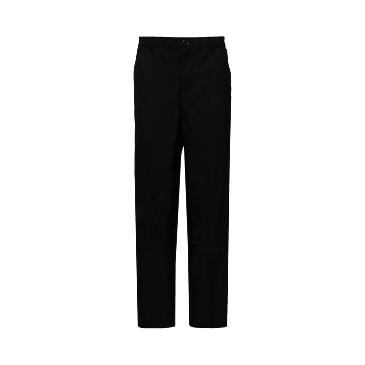 Comme des Garçons SHIRT Wool Polyester Plain Gabardine Pant "Black"
