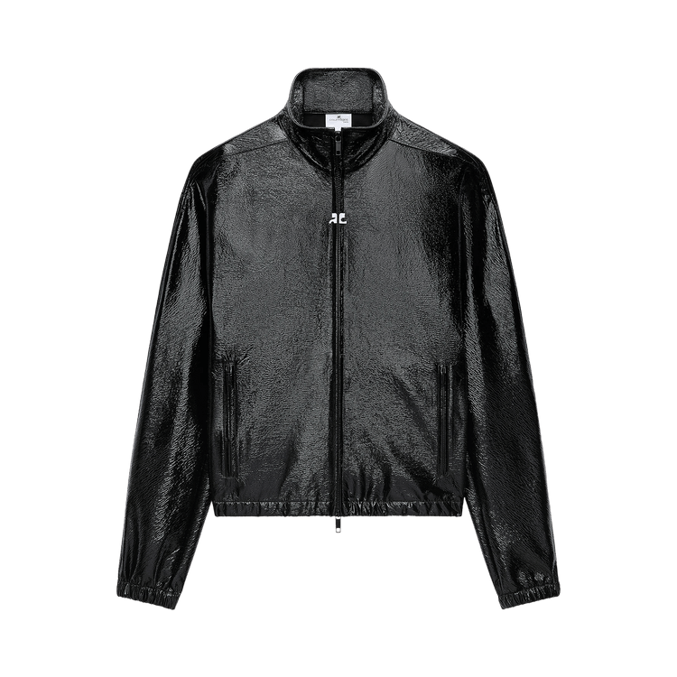 Courrèges Tracksuit Vinyl Jacket "Black"