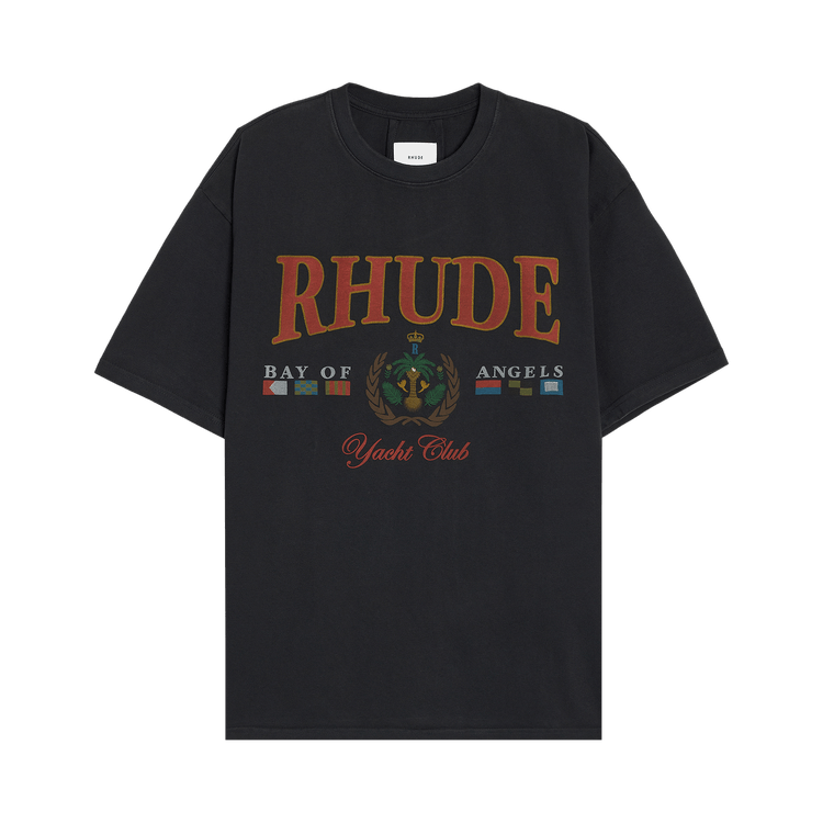 Rhude Bay Of Angels Yacht Tee "Vintage Black"
