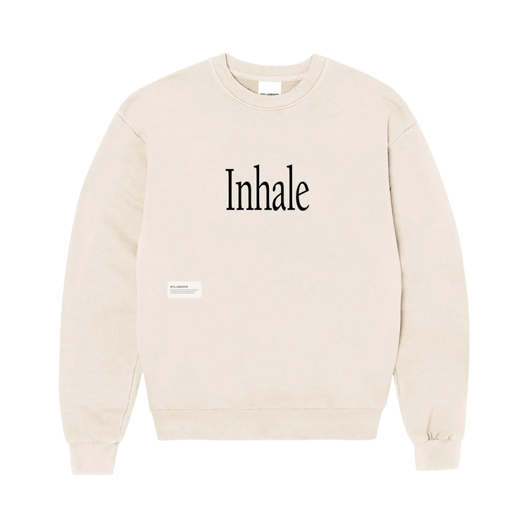Students Kind Reminder Fleece Crew Sweater "Nude"