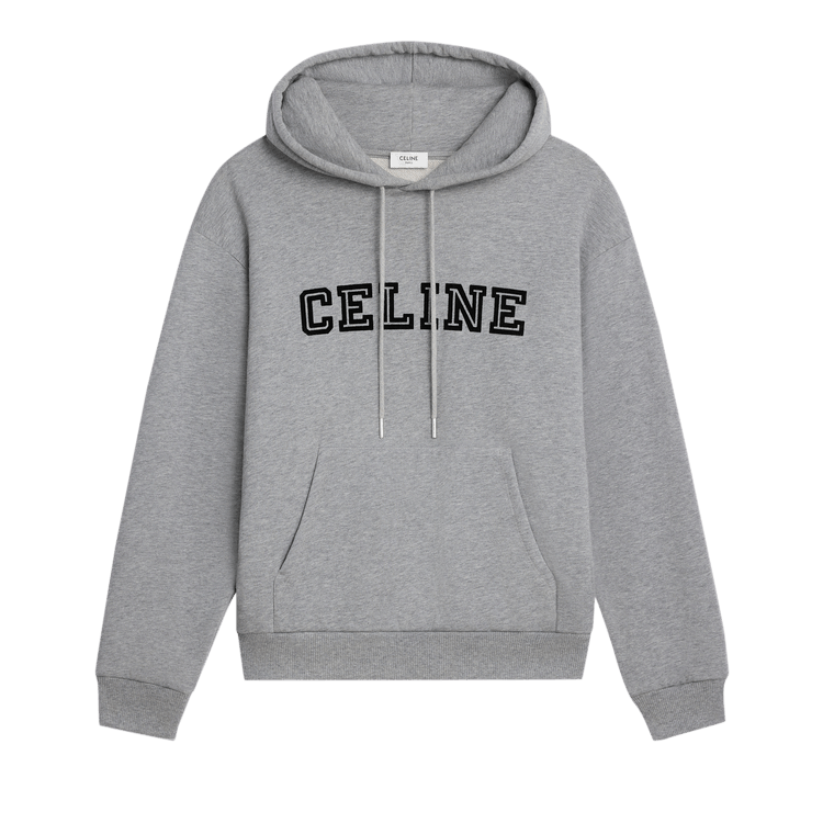 CELINE Celine Loose Hoodie "Grey Melange/Black"