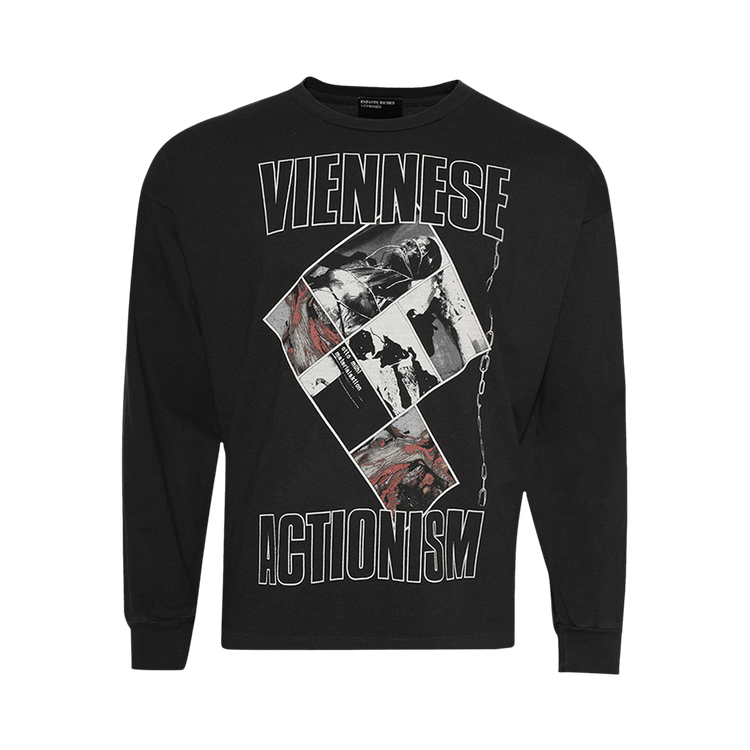 Enfants Riches Déprimés Viennese Actionism Long-Sleeve T-Shirt "Faded Black"