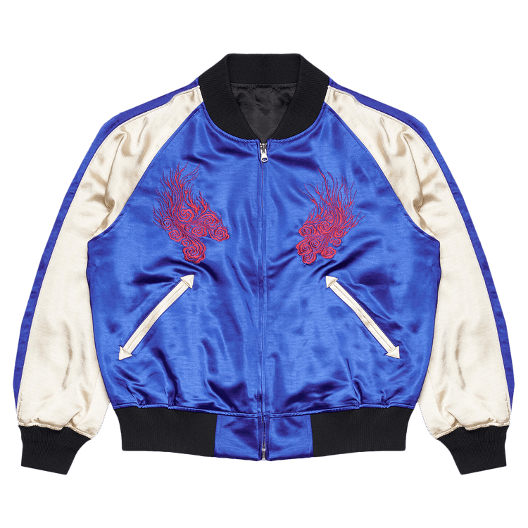 Y-3 JFA Souvenir Jacket "Bold Blue/Champagne/Black"