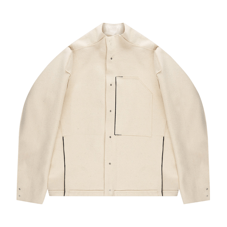 Acronym Wool Shirt Jacket "White"