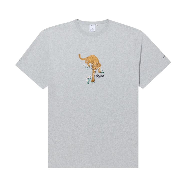 Puma x Noah Graphic Tee "Light Grey Heather"