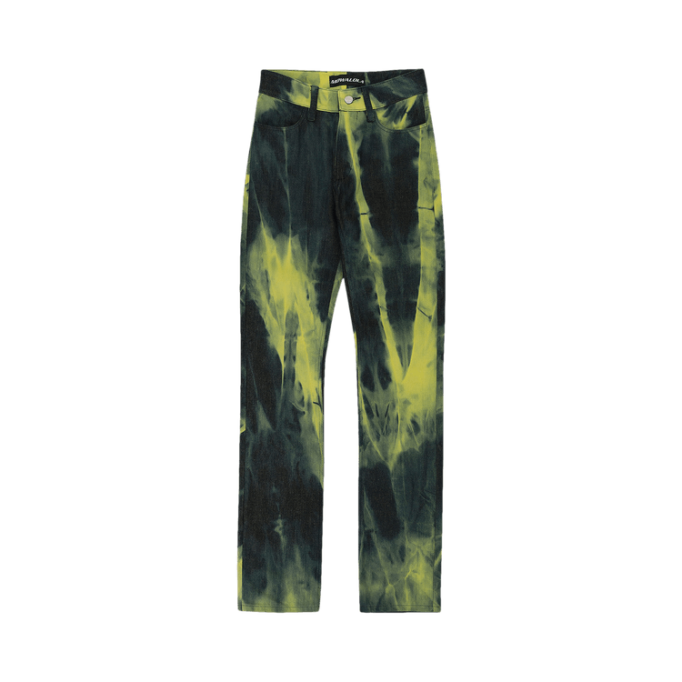 Mowalola Denim Base Jeans "Acid Green"