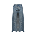 Jean Paul Gaultier x Shayne Oliver Fishtail Wide Leg Pants "Lightblue"