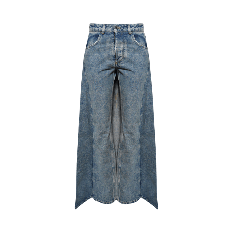 Jean Paul Gaultier x Shayne Oliver Fishtail Wide Leg Pants "Lightblue"
