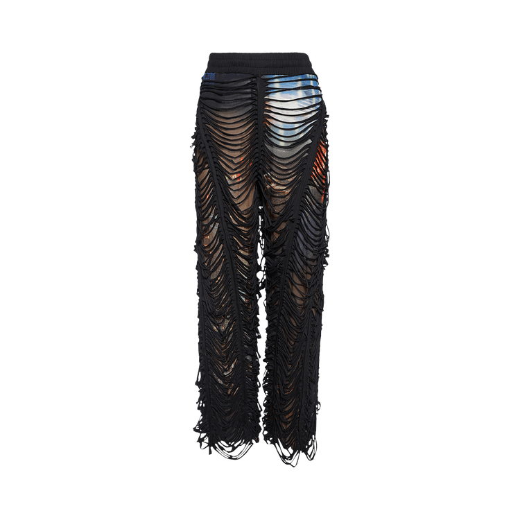Jean Paul Gaultier Slashing City Pants "Brown/Green/Blue/Red"