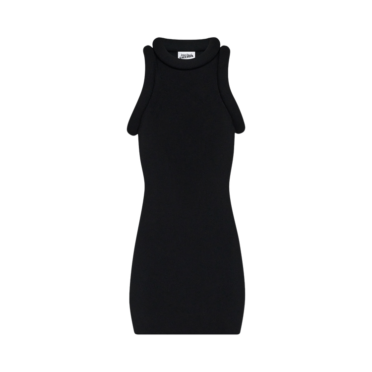 Jean Paul Gaultier Foam Detail Short Dress "Black"