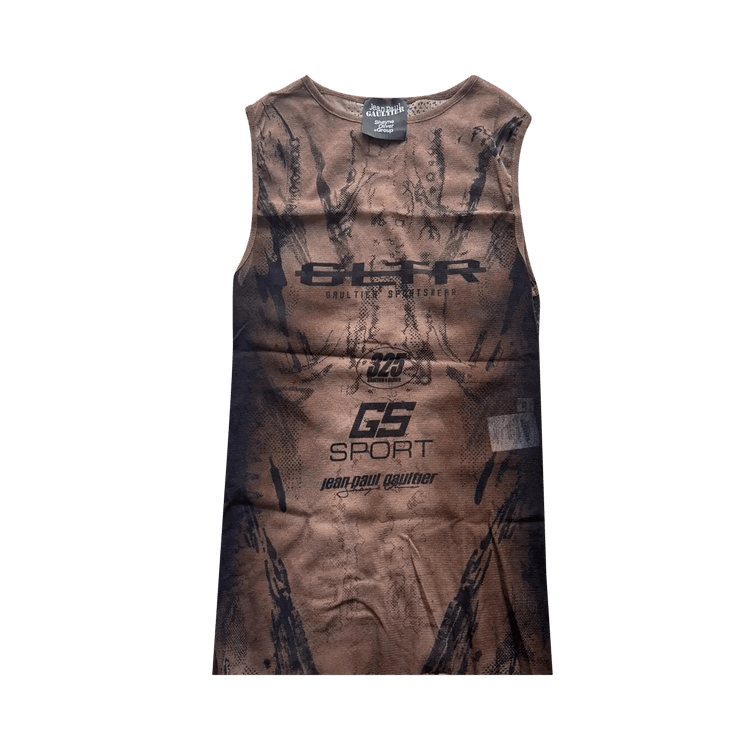 Jean Paul Gaultier x Shayne Oliver Gltr Tank Top "Darknude/Black"