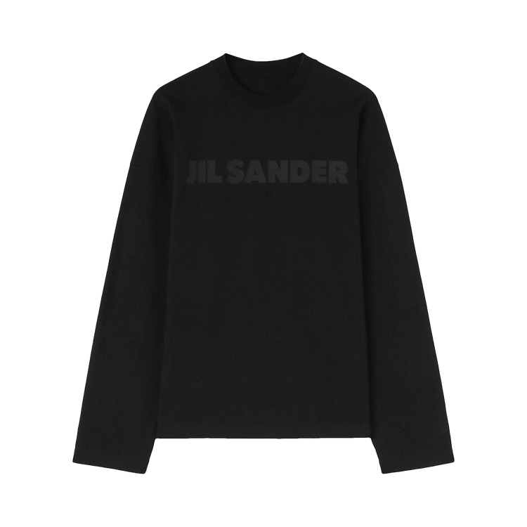 Jil Sander Logo Long-Sleeve T-Shirt "Black"