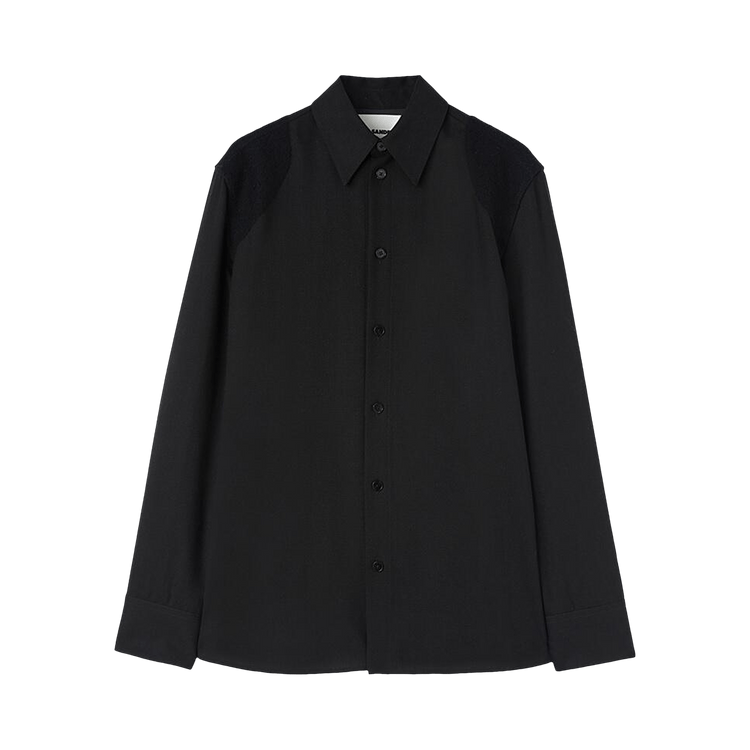 Jil Sander Wool Shirt "Black"