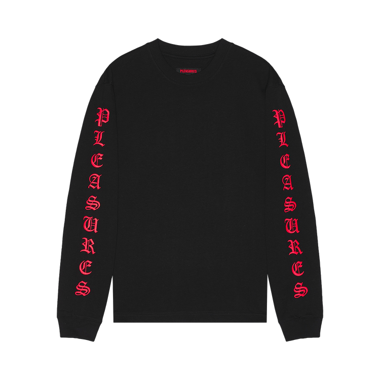 Pleasures OE Heavyweight Long-Sleeve "Black/Red"