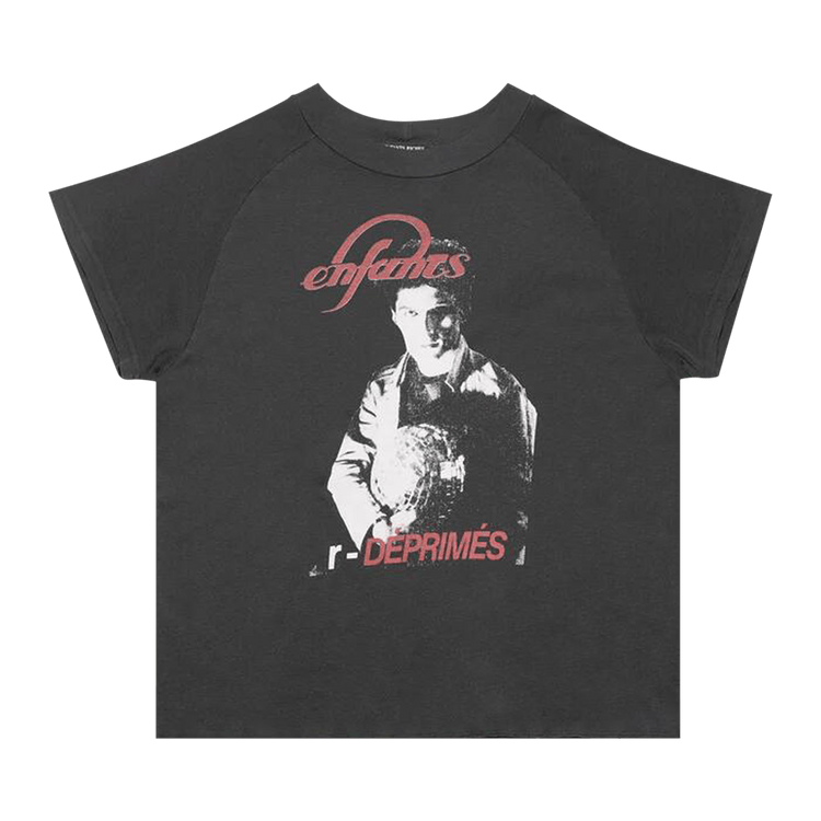 Enfants Riches Déprimés Berlin Disco Mockneck T-Shirt "Faded Black"