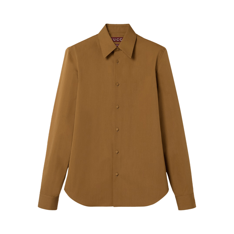 Gucci Heavy Poplin Shirt "Classic Biscuit"