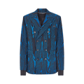 Martine Rose Double Breasted Short Coat "Blue/Black"