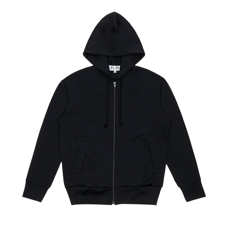 Comme des Garçons PLAY Back Emblem Zip Hoodie "Black"