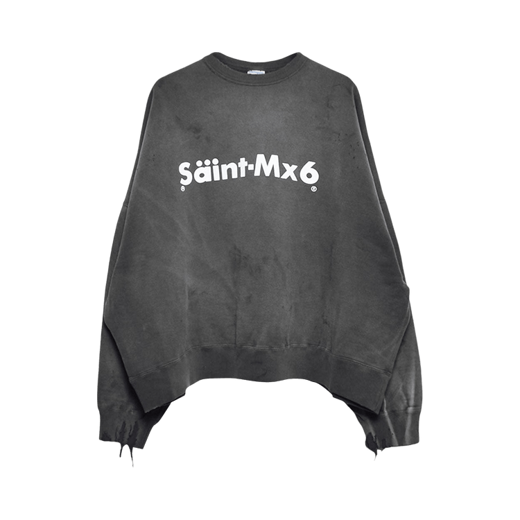 SAINT Mxxxxxx Chaos Crewneck "Charcoal"