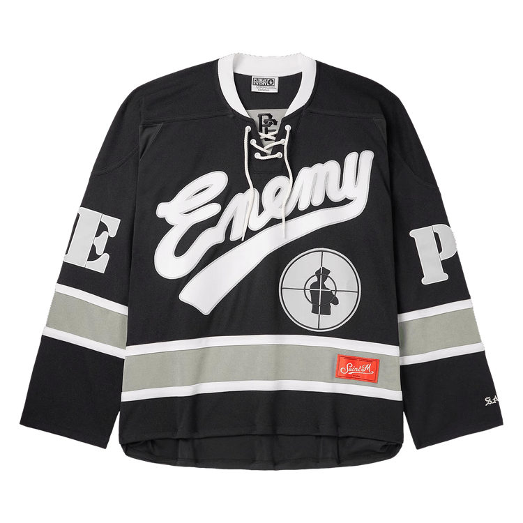 SAINT Mxxxxxx x Public Enemy Saint Enemy Game Shirt "Black"
