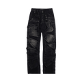 Y/Project Velcro Multi Panel Jeans "Faded Black"