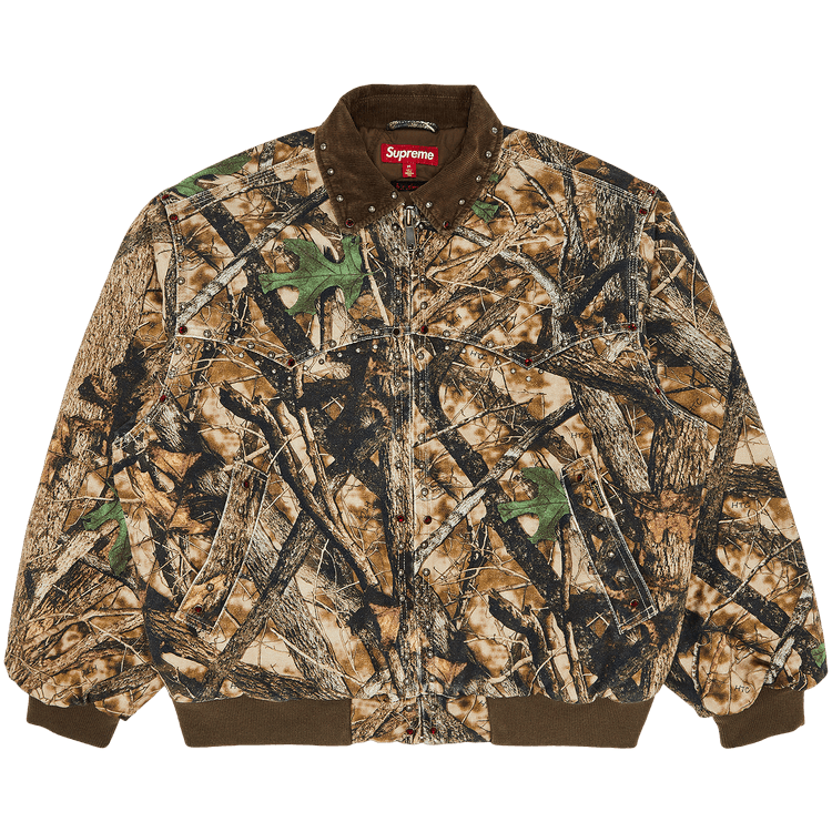 Supreme x b.b. Simon Studded Work Jacket "TrueTimber HTC Fall Camo"
