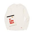 Supreme x Hanes Thermal Crew (1 Pack) "Natural"
