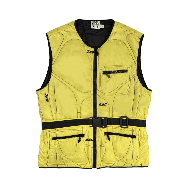 Jean Paul Gaultier Muscular Padded Tech Vest "Yellow"