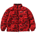 BAPE Color Camo Reversible Down Jacket "Red"