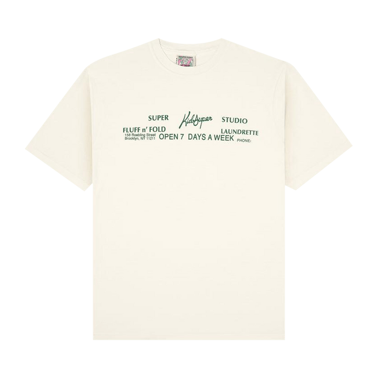 KidSuper Laundramat Tee "Cream"