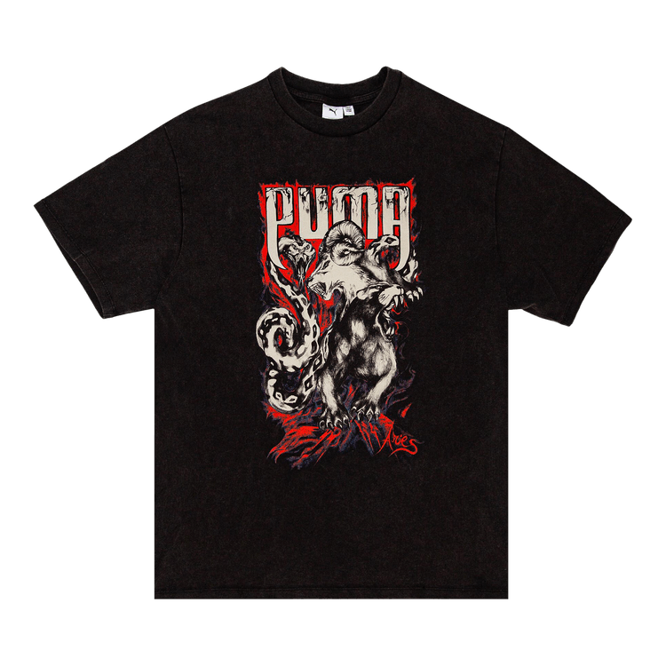 Puma x Aries Graphic Tee "Black"