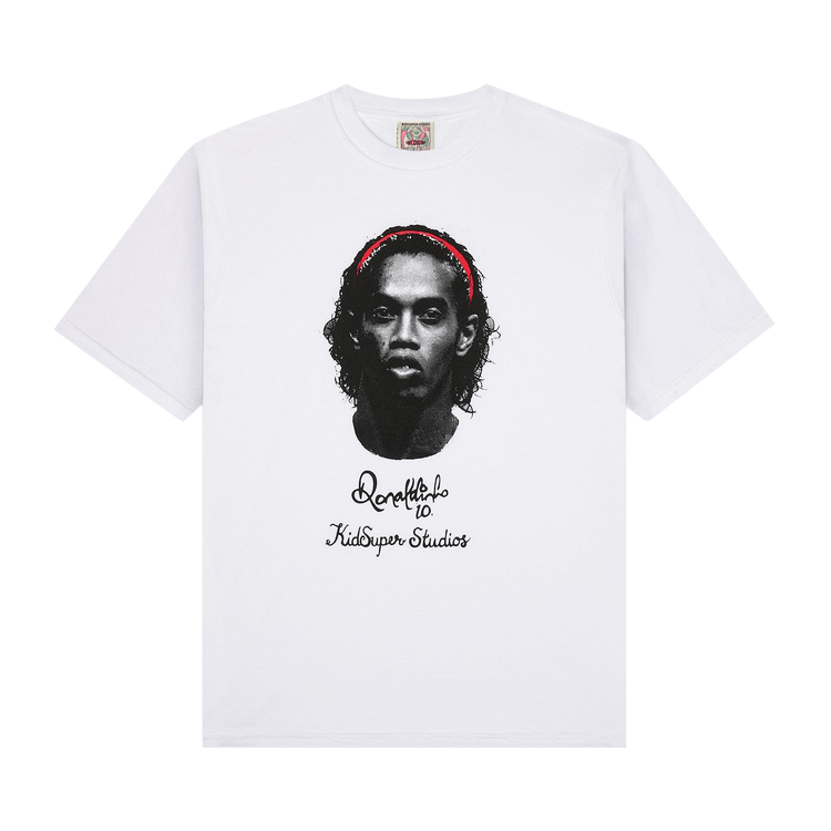 KidSuper x Ronaldinho Portrait Tee "White"