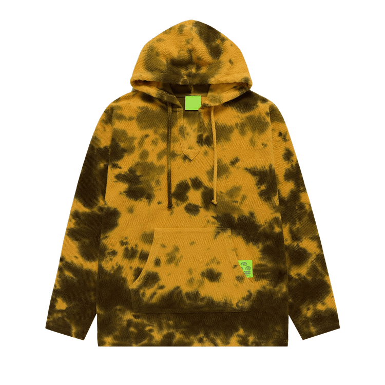 Supervsn Dyed Hooded Poncho "Sand"