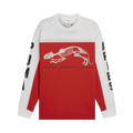 Puma x Aries Mesh Long-Sleeve Tee "Red"