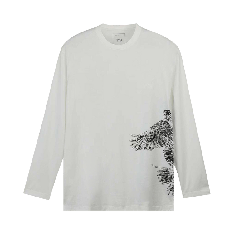 Y-3 Graphic Long-Sleeve Tee "White"