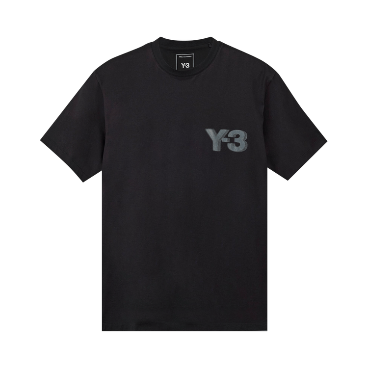 Y-3 Logo Short-Sleeve Tee "Black"